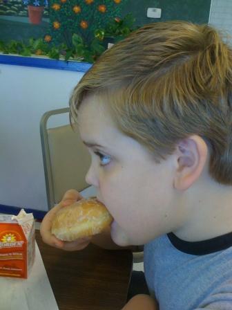 Step 1: Donuts to start the day