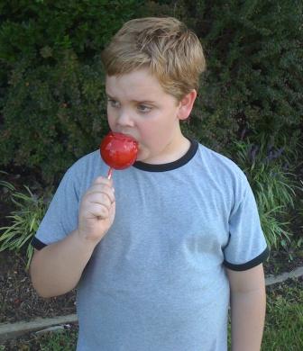 Step 7: Candy apple... braces be damned