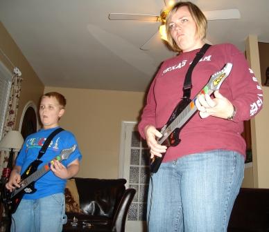 Note the intense concentration