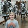 Hayden and an armored calvary at the Met
