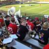 Playing in the Mustang Band